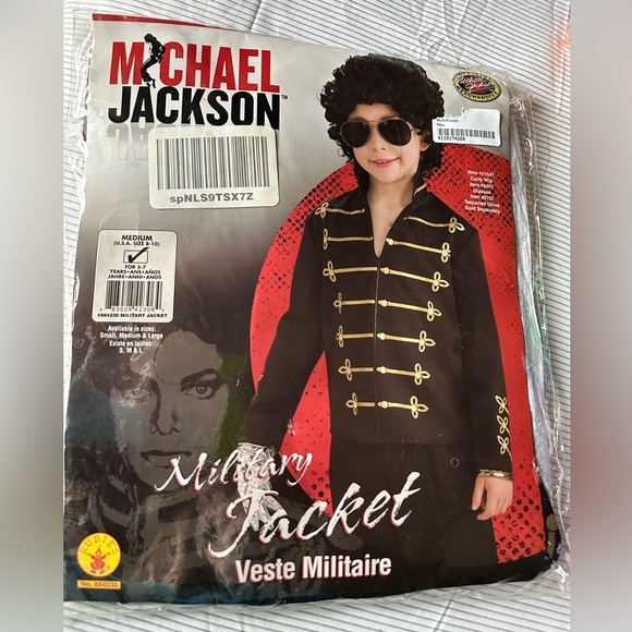 Costumes Michael Jackson Military Jacket Nwt Size M 81 Poshmark
